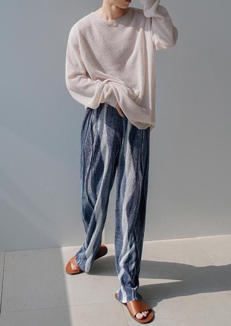 Relaxed Chic Pleated Wideleg Trousers
