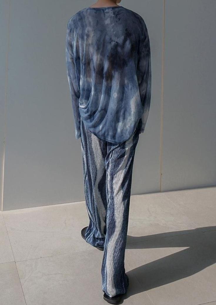 Relaxed Chic Pleated Wideleg Trousers