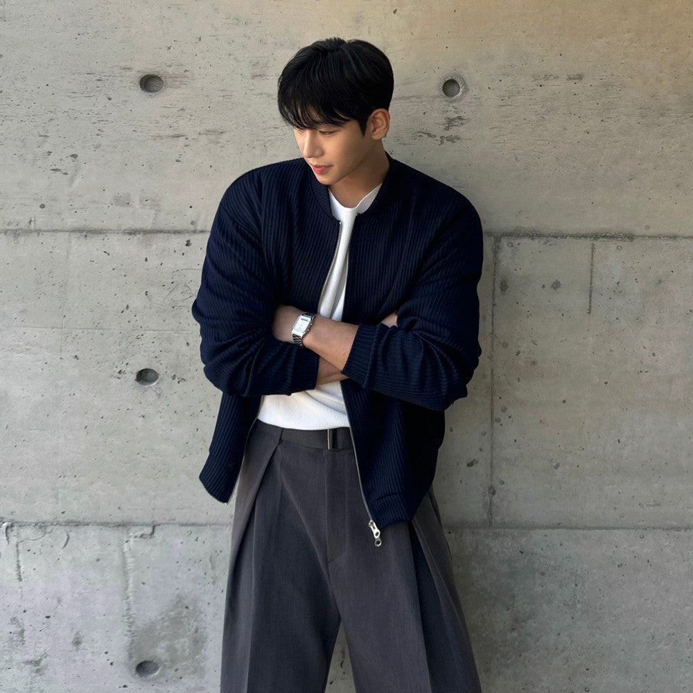 Relaxed Fit Casual High Collar Jacket