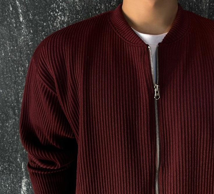 Relaxed Fit Casual High Collar Jacket