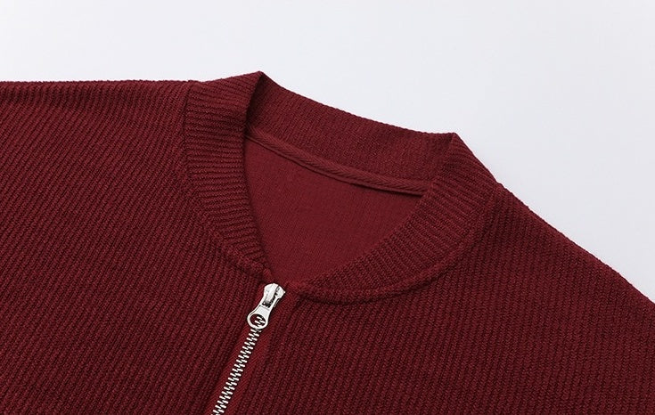 Relaxed Fit Casual High Collar Jacket
