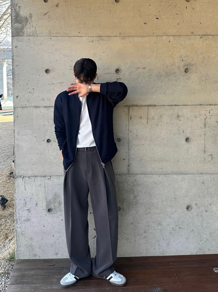 Relaxed Fit Casual High Collar Jacket