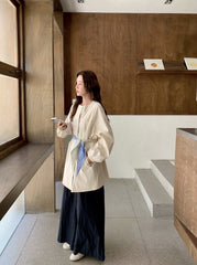 Relaxed Fit Casual Trench Coat Lightweight Stylish Outerwear