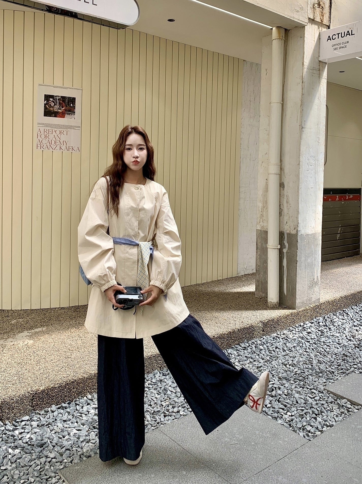 Relaxed Fit Casual Trench Coat Lightweight Stylish Outerwear