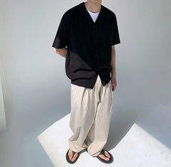 Relaxed Fit Casual Trousers