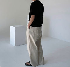 Relaxed Fit Casual Trousers