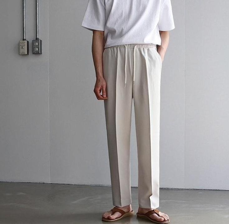 Relaxed Fit Casual Trousers