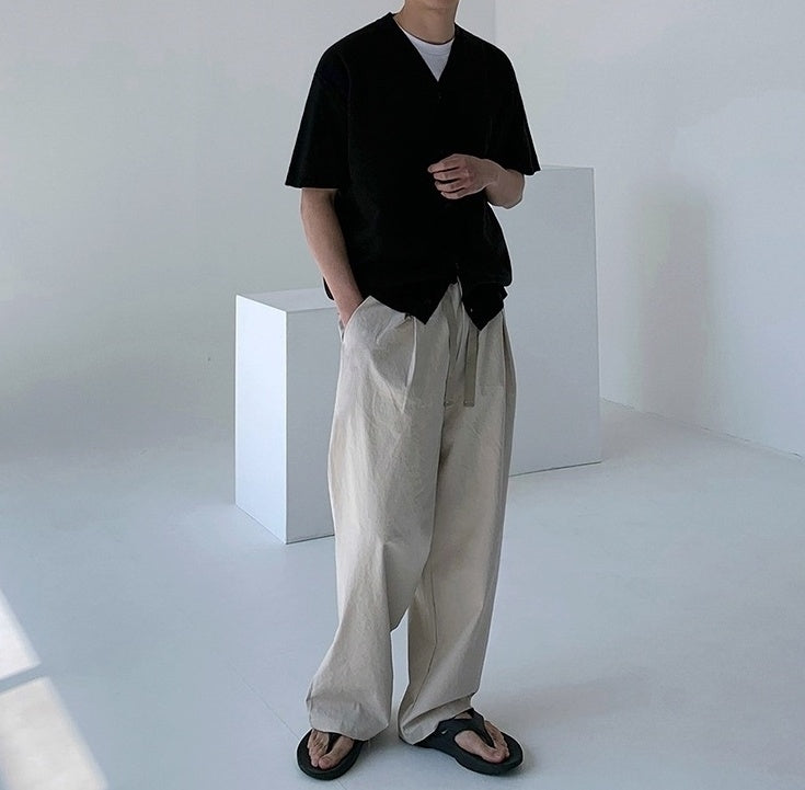 Relaxed Fit Casual Trousers