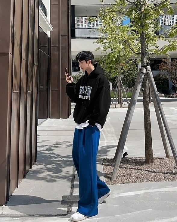Relaxed Fit Casual Wide Leg Lounge Pants