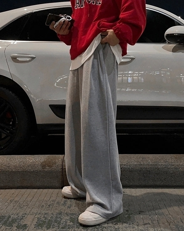 Relaxed Fit Casual Wide Leg Lounge Pants