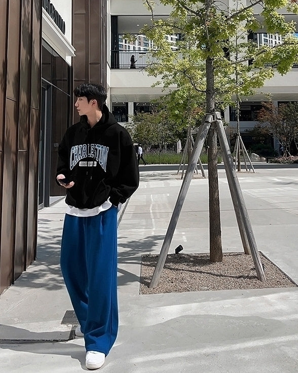 Relaxed Fit Casual Wide Leg Lounge Pants