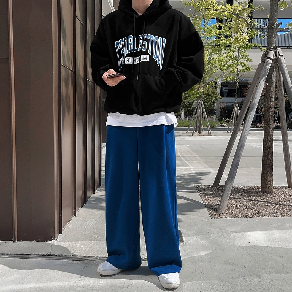 Relaxed Fit Casual Wide Leg Lounge Pants