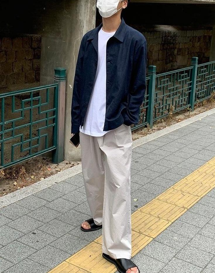 Relaxed Fit Casual Wide Leg Pants