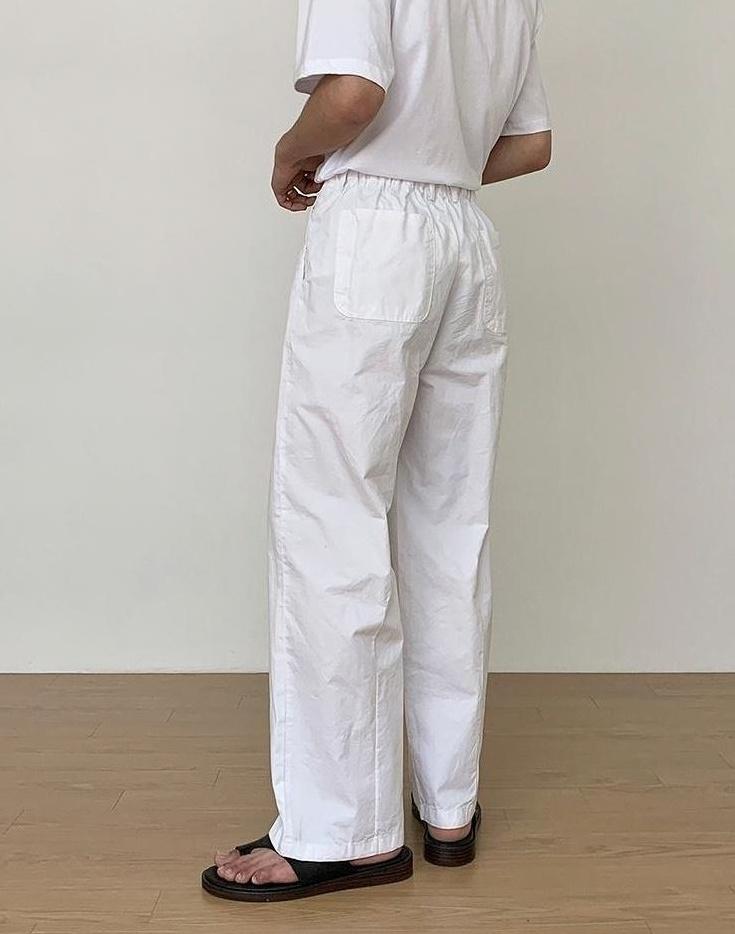 Relaxed Fit Casual Wide Leg Pants