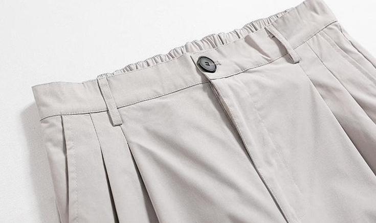 Relaxed Fit Casual Wide Leg Pants