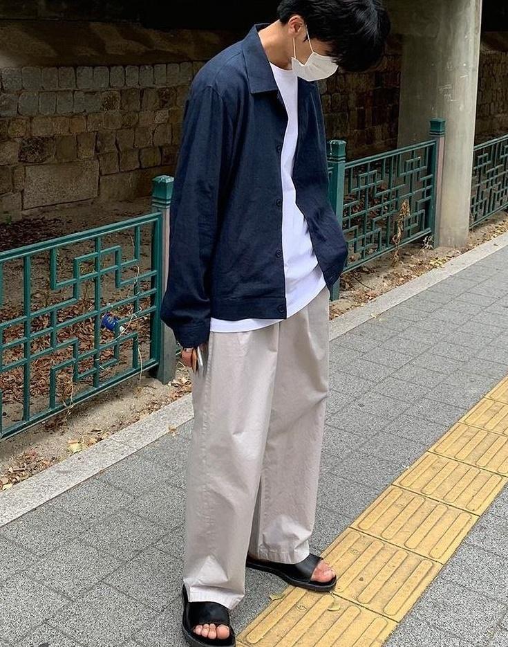Relaxed Fit Casual Wide Leg Pants