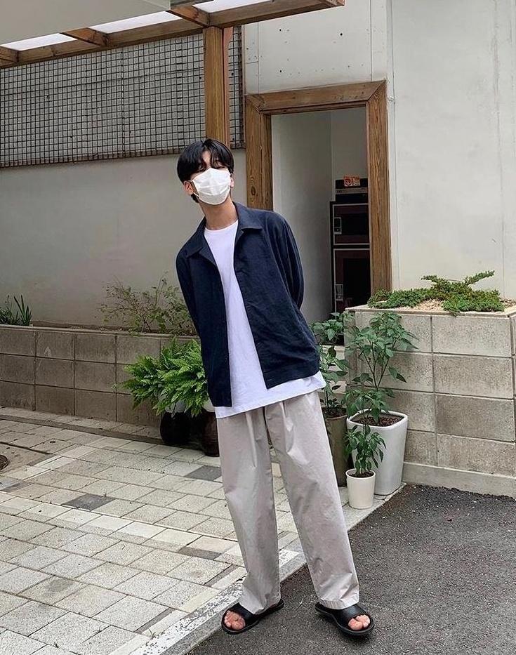 Relaxed Fit Casual Wide Leg Pants