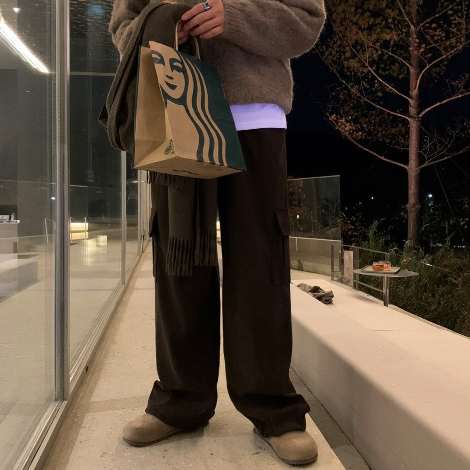 Relaxed Fit Casual Workwear Pants