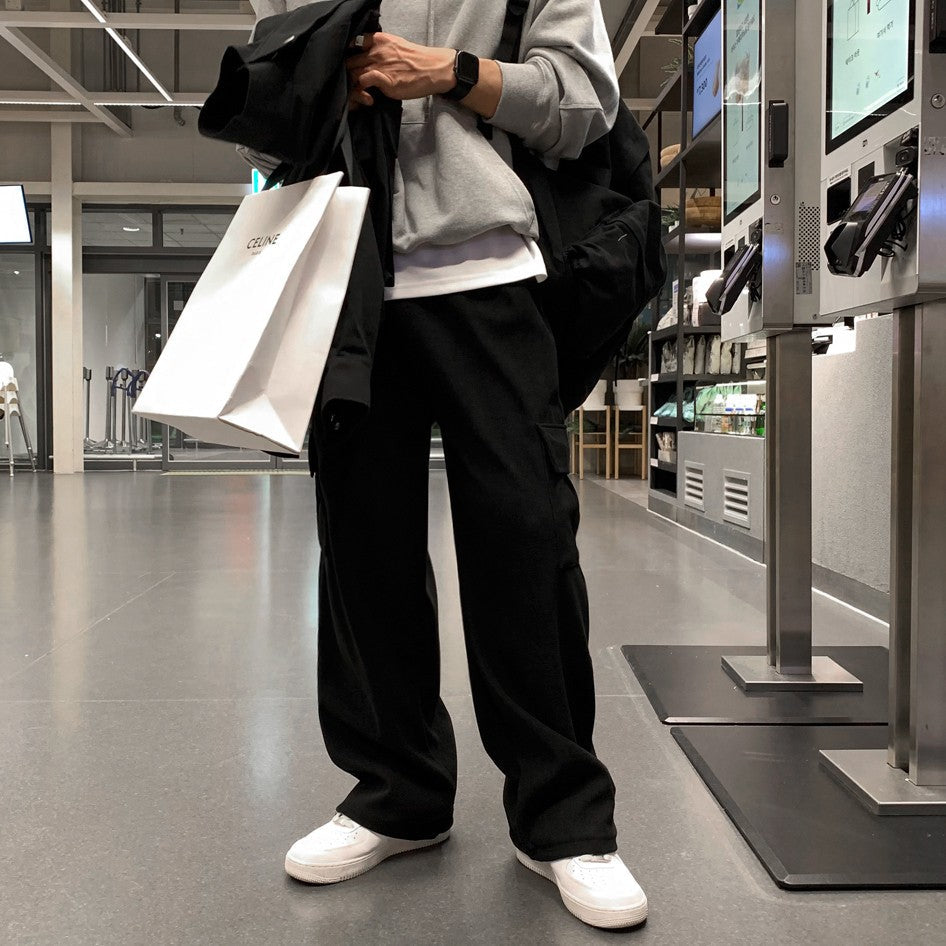Relaxed Fit Casual Workwear Pants