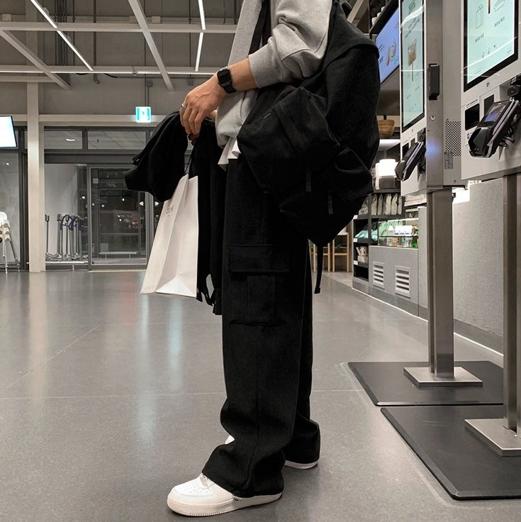 Relaxed Fit Casual Workwear Pants