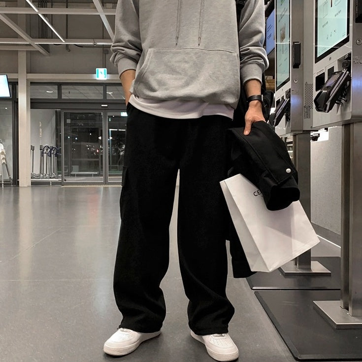 Relaxed Fit Casual Workwear Pants