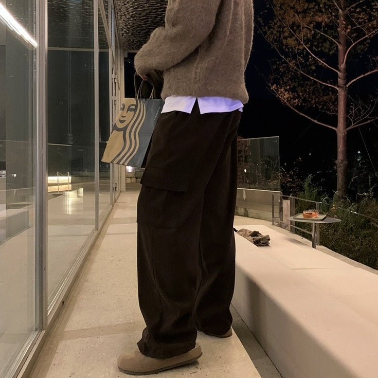 Relaxed Fit Casual Workwear Pants