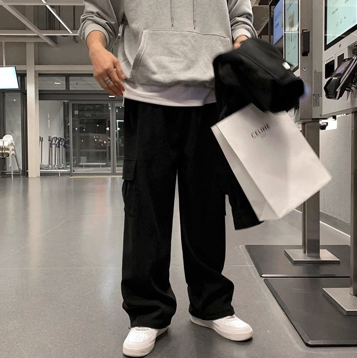 Relaxed Fit Casual Workwear Pants