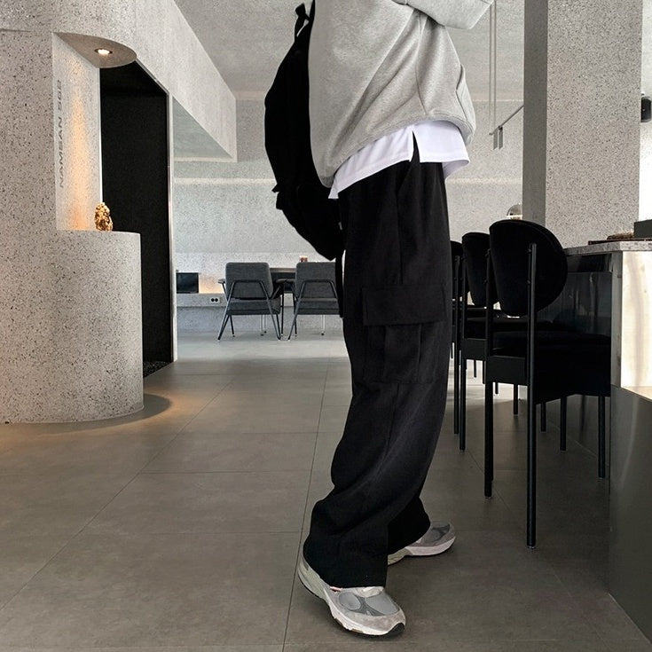 Relaxed Fit Casual Workwear Pants