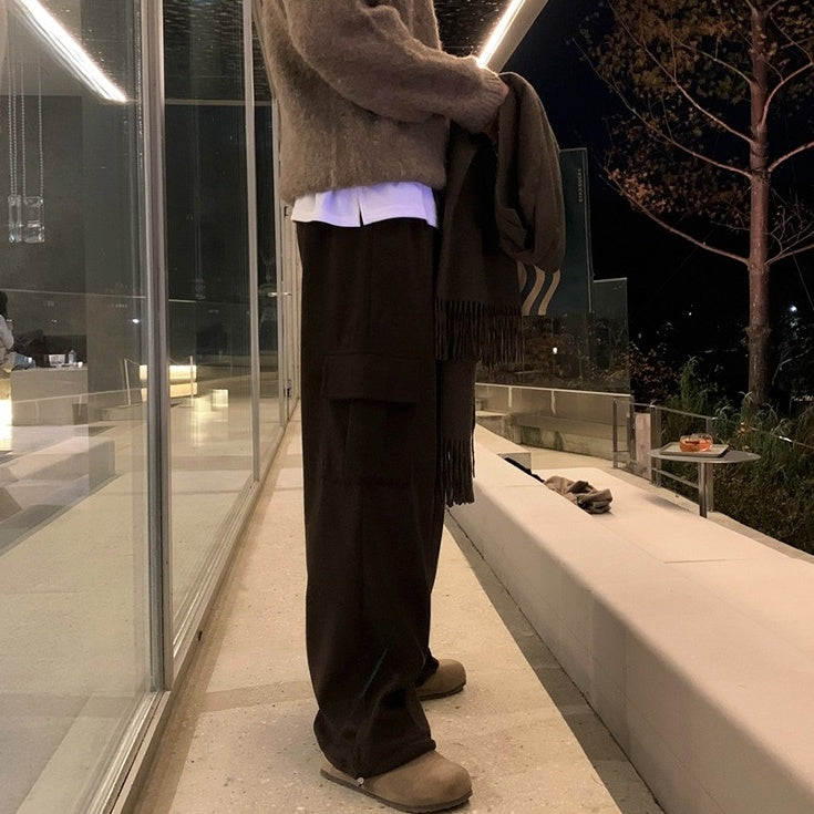 Relaxed Fit Casual Workwear Pants