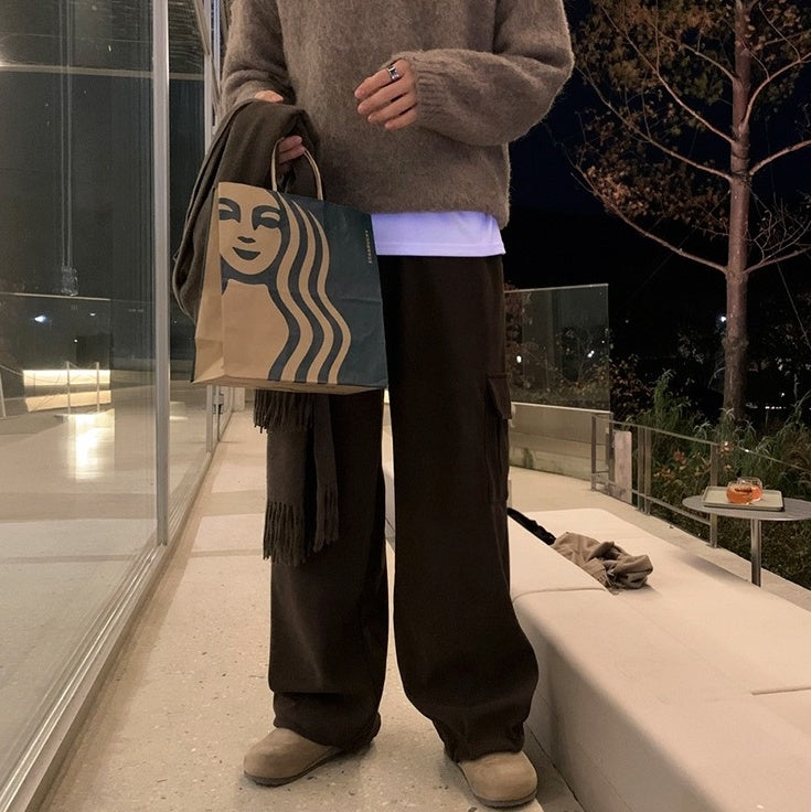 Relaxed Fit Casual Workwear Pants