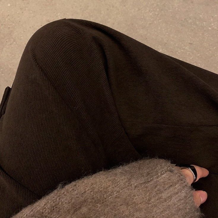 Relaxed Fit Casual Workwear Pants