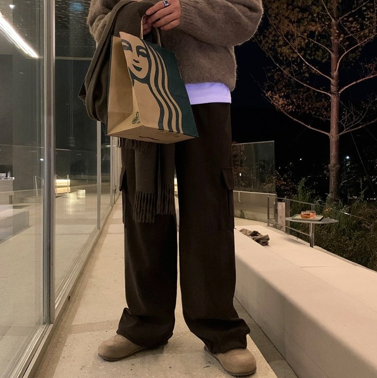 Relaxed Fit Casual Workwear Pants