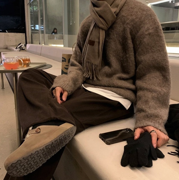Relaxed Fit Casual Workwear Pants