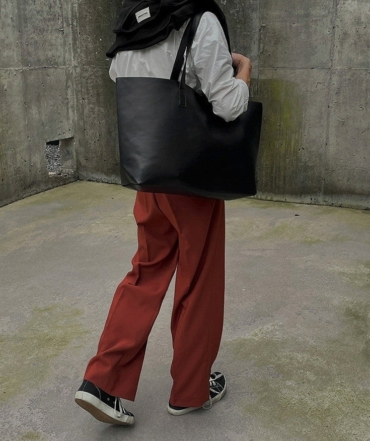 Relaxed Fit Classic Wideleg Trousers