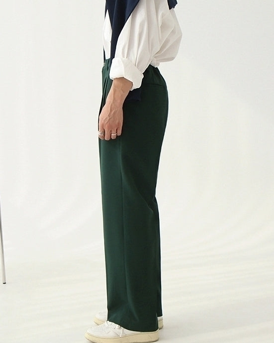 Relaxed Fit Classic Wideleg Trousers
