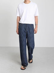 Relaxed Fit Denim Trousers