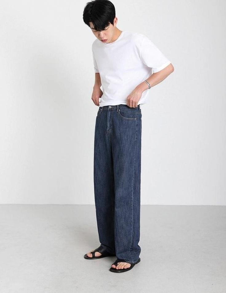 Relaxed Fit Denim Trousers