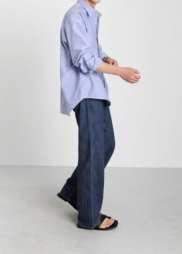 Relaxed Fit Denim Trousers