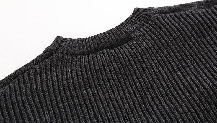 Relaxed Fit Knit Pullover Sweater