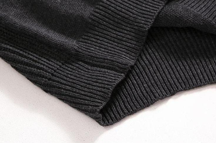 Relaxed Fit Knit Pullover Sweater
