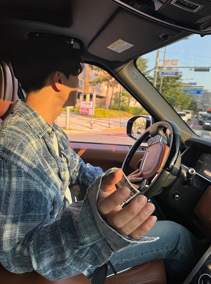 Relaxed Fit Plaid Long Sleeve Shirt Jacket
