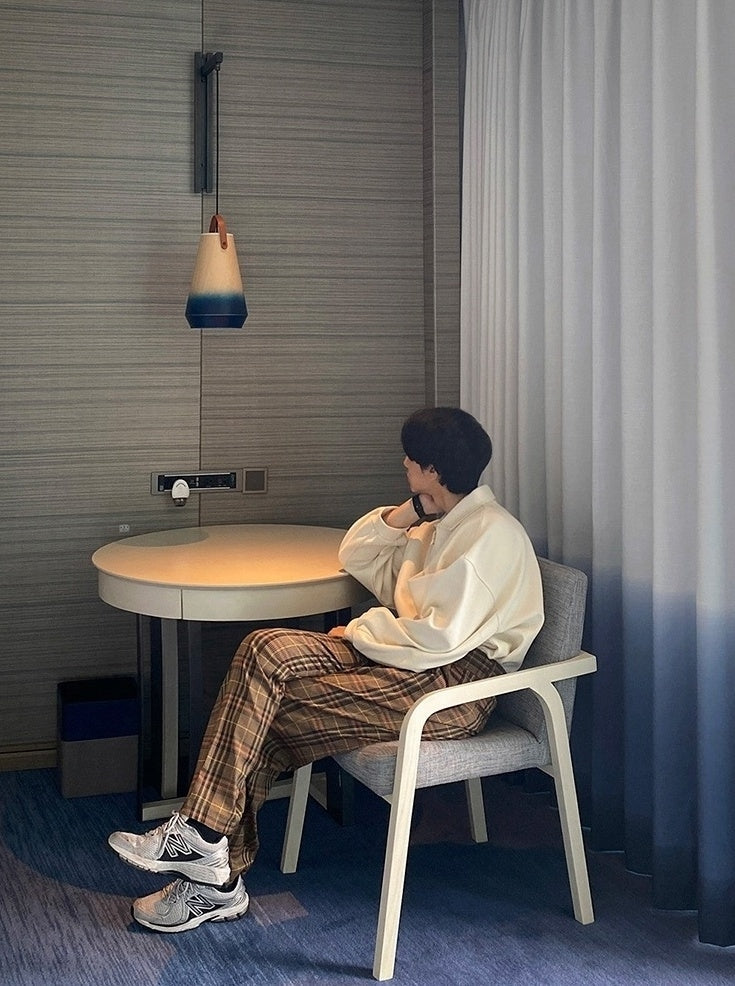 Relaxed Fit Polo Sweatshirt