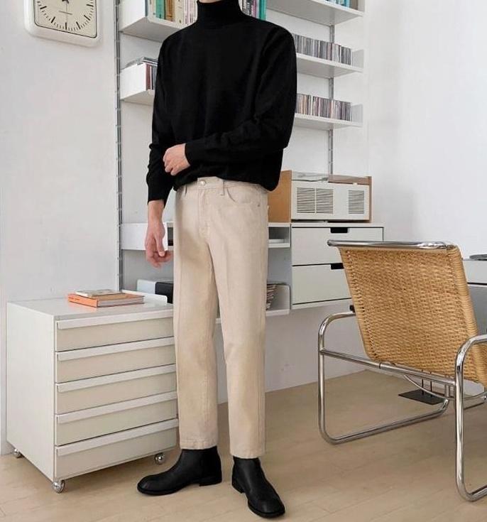 Relaxed Fit Stretch Trousers