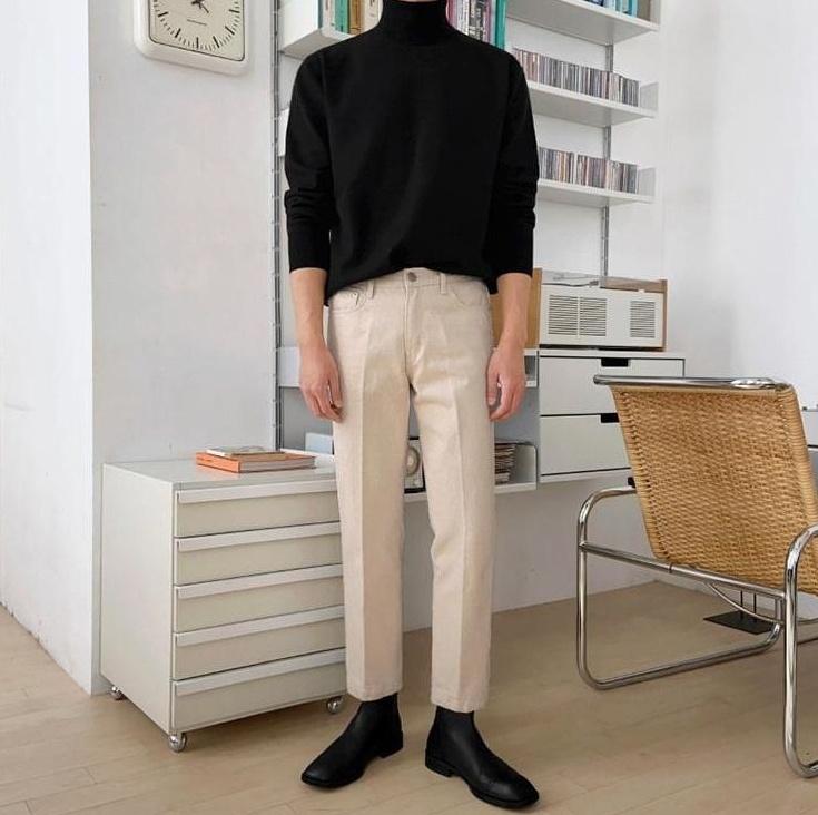 Relaxed Fit Stretch Trousers