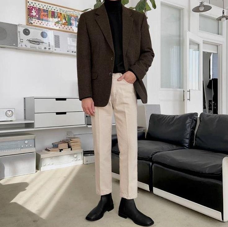 Relaxed Fit Stretch Trousers