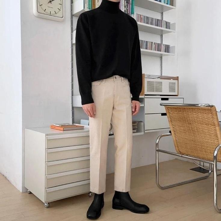 Relaxed Fit Stretch Trousers
