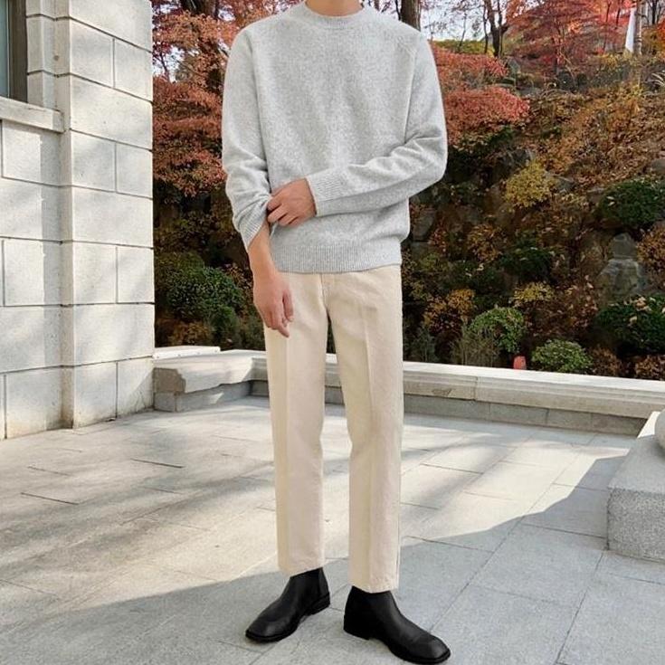 Relaxed Fit Stretch Trousers