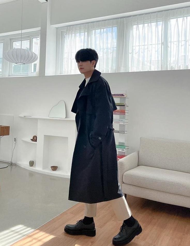 Relaxed Fit Trench Coat