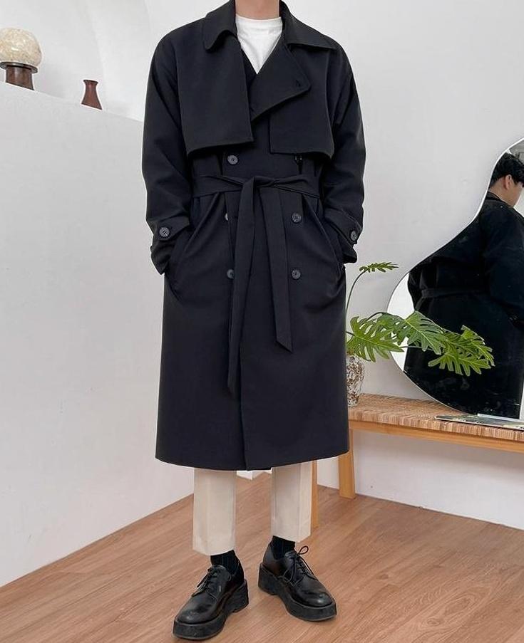 Relaxed Fit Trench Coat