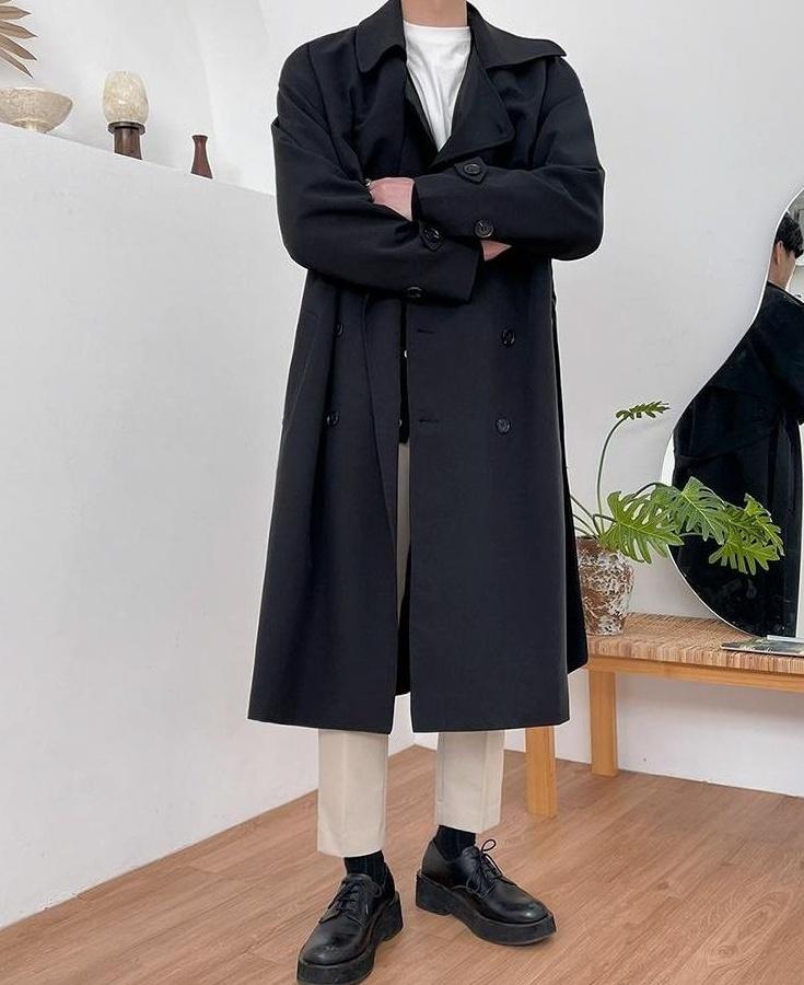 Relaxed Fit Trench Coat